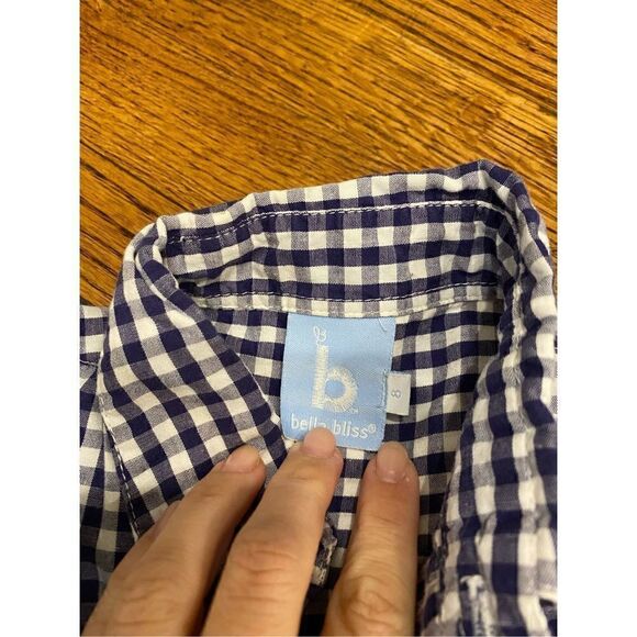 Pair of Bella Bliss boys size 8 Button downs - Picture 2 of 4